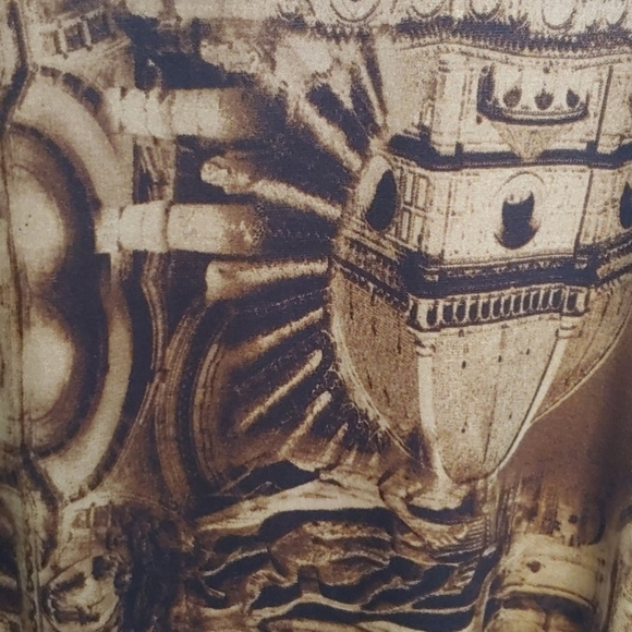 Massini Long Sleeve Museum Print Shirt Size XL - Picture 3 of 5